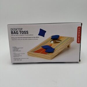 Kikkerland Office‎ Desktop Cornhole Bean Bag Toss Game #GG58 CORN HOLE
